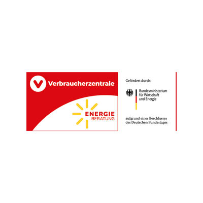 Verbraucherzentrale Partnerlogo Energieberatung mit Rahmen
