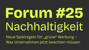 Forum Nachhaltigkeit 25 Kalender